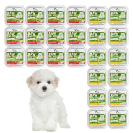 raw-paleo-pate-mini-puppy-alu-tray-mix-24x150g