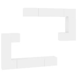 wiszaca-szafka-telewizyjna-biala-material-drewnopochodny