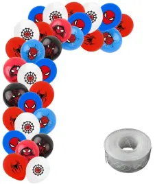girlanda-balonowa-spider-czlowiek-pajak-balon-urodziny-przyjecie-tasma
