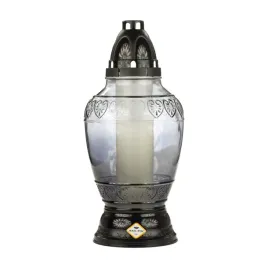znicz-szklany-1112-czarny-grafit-28-cm-wymienny-wklad-max-pol-na-cmentarz