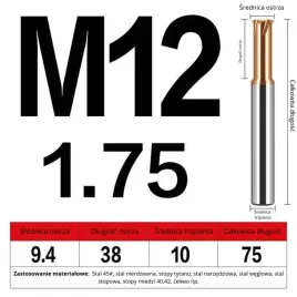 frez-do-gwintowania-jednoostrzowy-rozmiar-m12x1-75x75l-tisin