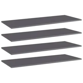 polki-na-ksiazki-4-szt-wysoki-polysk-szare-100x40x15-cm