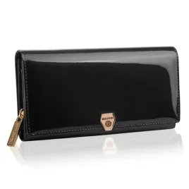 betlewski-portfel-damski-czarny-lakierowany-elegancki-skora-naturalna-rfid