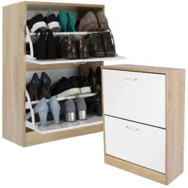 szafka-na-buty-regal-na-obuwie-do-przedpokoju-2-komory-dab-sonoma-bialy