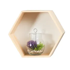 polka-scienna-drewniana-plaster-miodu-heksagon-wiszaca-dekoracyjna-37x27