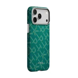 pitaka-ultra-slim-case-monogram-gold-green-iphone-17-pro-max