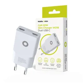 mobile-origin-gan-30w-slim-charger-tuv-mo18-dual-usb-c