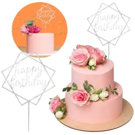 topper-na-tort-happy-birthday-srebrny-dekoracja-latwy-w-czyszczeniu