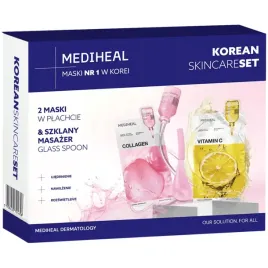 mediheal-korean-skin-care-set-maski-z-wit-c-i-kolagenem-masazer