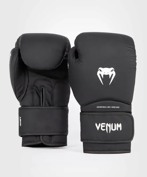 RĘKAWICE BOKSERSKIE Venum Contender 1.5 syntetyczne Czarne/Białe 12oz