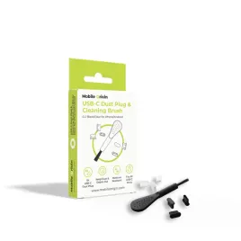 mobile-origin-usb-c-dust-plug-and-cleaning-brush-cl1-black-clear-for-iphone-a