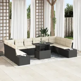 zestaw-sofa-ogrodowa-z-polirattanu-dla-10-osob-czarna-z-bezowymi-podusz