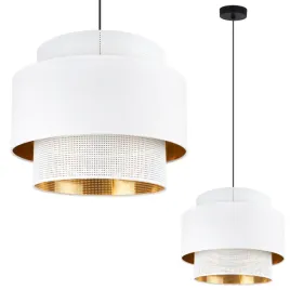 lampa-wiszaca-sufitowa-bialo-zloty-zyrandol-z-abazurem-do-sypialni-jadalni