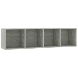 regal-na-ksiazki-143-x-30-x-36-cm-szarosc-betonu-z-4-przegrodami
