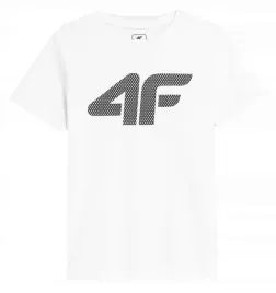 koszulka-t-shirt-dzieciecy-4f-jaw23ttshm0794-biala