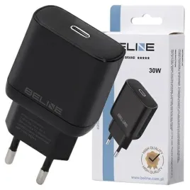 beline-lad-siec-1x-usb-c-30w-czarna-black-only-head-pd-3-0-blncb30-gan
