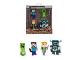 jada-figurki-metalowe-minecraft-6cm-zestaw-4szt-nowy-creeper-steve-alex