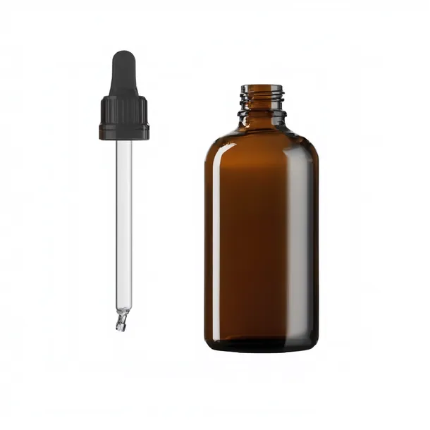 100 ml butelka odporne UV+ pipeta szklana 18/415 gwint