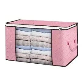 pokrowiec-torba-do-przechowywania-poscieli-z-uchwytem-pikowany-rozowy