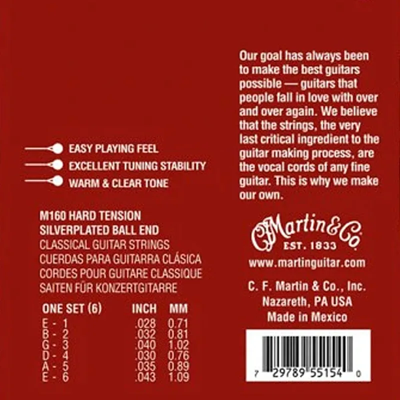 struny-martin-classical-nylon-m160-ball-end