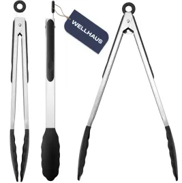 szczypce-kuchenne-silikonowe-do-grilla-czarne-stal-nierdzewna-34cm-wellhaus