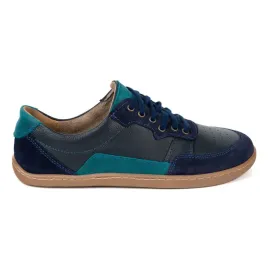 barefoot-damskie-skorzane-alma-miejskie-buty-casual-zero-drop-granatowe