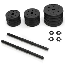 hantle-2x10-kg-do-cwiczen-regulowane-20-kg-zestaw-obciazen-gryf-do-treningu