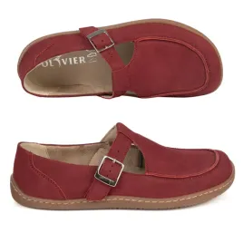 damskie-buty-barefoot-skorzane-olivier-1295-klamerka-bordo-nubuk