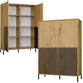 witryna-ryflowany-gladki-front-4d-do-salonu-biura-gabinetu-dab-artisan