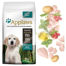 sucha-karma-dla-psa-applaws-15-kg-szczenieta-rozm-s-m-premium-kurczak-75percent