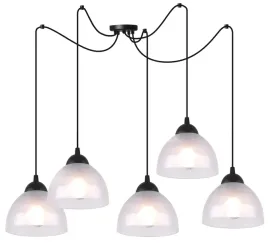 lampa-sufitowa-wiszaca-zyrandol-pajak-czarny-bialy-mleczny-szklany-loft-e27