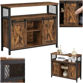 komoda-drewniana-loftowa-szafka-rustrykalna-do-salonu-przesuwne-drzwi