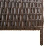 parawan-5-panelowy-brazowy-polirattan-stan-nowy-marka-vidaxl
