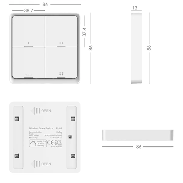 inteligentny-pilot-scen-4-przyciski-12-programow-seria-kt-zigbee-tuya-kod-produktu-t604