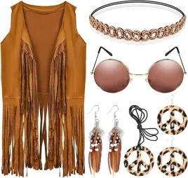 hipis-stroj-kostium-hipisowski-dodatki-kamizelka-okulary-zawieszki-hipisa