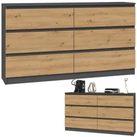 komoda-z-szufladami-antracyt-dab-artisan-140-cm-6-szuflad-do-salonu-pokoju