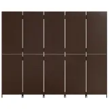 parawan-5-panelowy-brazowy-polirattan-kod-producenta-365365