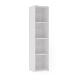 regal-loni-160x40-cm-bialy-4-polki-laminat-16-mm-matowy
