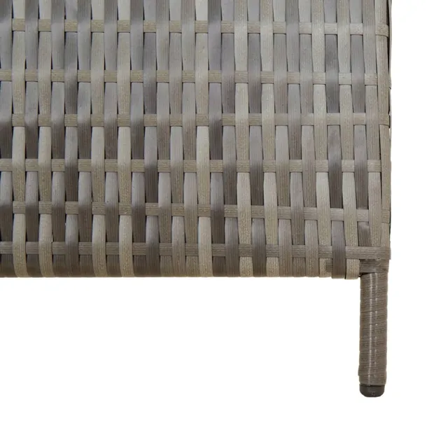 parawan-6-panelowy-szary-polirattan-stan-nowy