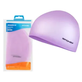 czepek-plywacki-na-basen-silikonowy-elastyczny-fioletowy-treningowy-spokey