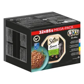 mokra-karma-dla-kota-sheba-mega-pack-drob-i-ryba-tacka-32x85g