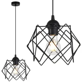 lampa-sufitowa-wiszaca-zyrandol-czarna-loft-nowoczesna-do-salonu-kuchni-e27