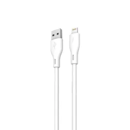 kabel-dudao-l2l-usb-a-lightning-3a-2m-bialy