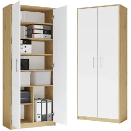 regal-biurowy-2d-8-polek-do-biura-salonu-pokoju-gabinetu-dab-artisan-bialy