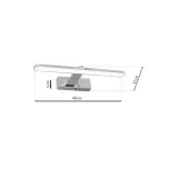 kinkiet-splash-chrome-40cm-8w-led-marka-milagro