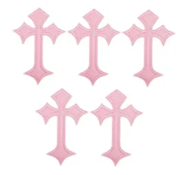 naszywki-aplikacja-na-ubranie-latka-termo-krzyz-gotycki-rozowe-5szt