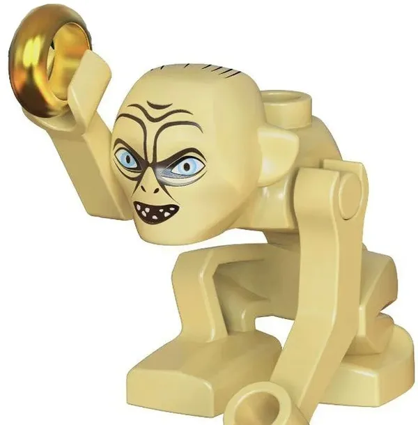 KLOCKI FIGURKA GOLLUM SMEAGOL LORD OF THE RINGS HOBBIT