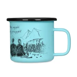 kubek-emaliowany-retro-mniej-wygod-wiecej-przygod-mietowy