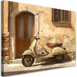obraz-do-salonu-sypialni-jadalni-biura-hotelu-skuter-vespa-toskania