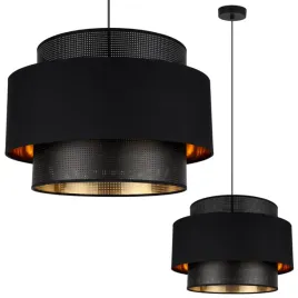 lampa-wiszaca-sufitowa-czarny-zyrandol-z-podwojnym-duzym-abazurem-nad-stol